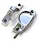 Vintage Midcentury Modern Amerock Chrome Window Sash Lock