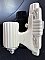 Antique Art Deco and Floral Porcelain Wall Sconce - Circa 1930