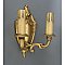 Antique Cast Brass Neoclassical Double Arm Wall Sconce - Circa 1920