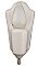 Antique Porcelain Wall Sconce With Switch - Circa 1930