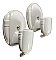 Antique Pair of Art Deco Porcelain Wall Sconces Lights - Circa 1930