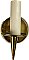 Antique Wrought Brass Mid-Century Modern Wall Sconce - Circa 1950