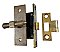 Antique Cast Bronze Casement Window Sash Mortise Lock Set- Circa 1910