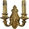 Antique Cast Bronze Double Arm Wall Sconce by Lion - Circa 1910