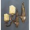 Brass Antique Belgian Sconces - Pair