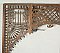 Antique Victorian Oak Stick and Ball Fretwork - Circa 1880