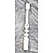 Antique Painted Pine Newel Post