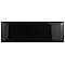 Santorini Loft Nero 4" x 11-7/8" Ceramic Tile - Wall Use Only - Black - Per Case of 34 -  12.17 Square Feet