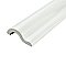 Santorini Blanco 2" x 7-7/8" London Chair Rail Ceramic Trim Tile - White - Per Piece - .11 Square Feet