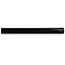 Santorini Nero 7/8" x 7-7/8" Torello Ceramic Trim Tile  - Black - Per Piece - .11 Square Feet