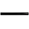 Santorini Nero 7/8" x 7-7/8" Torello Ceramic Trim Tile  - Black - Per Piece - .11 Square Feet