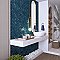 Joliet Prisma Sapphire 3" x 12" Ceramic Wall Tile -42 Tiles Per Case - 10.92 Sq. Ft.