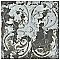 Aevum Dark Ornato 7-7/8" x 7-7/8" Ceramic Tile - Per Case of 21 Tile - 9.24 Sq. Ft. Per Case