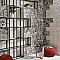 Aevum Dark Ornato 7-7/8" x 7-7/8" Ceramic Tile - Per Case of 21 Tile - 9.24 Sq. Ft. Per Case