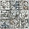 Aevum Dark Ornato 7-7/8" x 7-7/8" Ceramic Tile - Per Case of 21 Tile - 9.24 Sq. Ft. Per Case