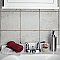 Aevum White 7-7/8" x 7-7/8" Ceramic Tile - Per Case of 25 Tile - 11 Sq. Ft. Per Case