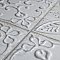 Aevum White Ornato 7-7/8" x 7-7/8" Ceramic Tile - Per Case of 21 Tile - 9.24 Sq. Ft. Per Case