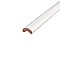 Bordon Blanco Moldura 1" x 7-7/8" Ceramic Pencil Wall Trim Liner Tile - Sold Per Tile - 0.05 Square Feet