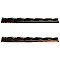 Trenza Grand Nero Moldura 2" x 7-7/8" Ceramic Rope Wall Trim Tile - Sold by the individual piece