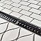 Trenza Nero Moldura 1" x 7-7/8" Ceramic Rope Pencil Wall Trim Tile - Sold by the individual piece