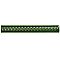 Trenza Verde Moldura 1" x 7-7/8" Ceramic Rope Pencil Wall Trim Tile - Sold by the individual piece