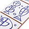 Captain Aquatico White 2" x 7-7/8" Ceramic Wall Trim Tile - Sold by the individual piece