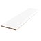 Battiscopa Glossy White 3" x 13" Ceramic Wall Bullnose Trim Tile - Sold by the individual piece