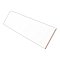 Battiscopa Glossy White 3" x 13" Ceramic Wall Bullnose Trim Tile - Sold by the individual piece