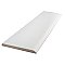 Battiscopa Matte White 3" x 13" Ceramic Wall Bullnose Trim Tile - Sold by the individual piece