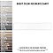 Battiscopa Matte White 3" x 17-3/4" Ceramic Wall Bullnose Trim Tile - Sold by the individual piece