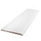 Battiscopa Matte White 3" x 17-3/4" Ceramic Wall Bullnose Trim Tile - Sold by the individual piece
