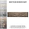 Orion Gold 2-3/4" x 11" Ceramic Wall Tile -27 Tiles Per Case - 5.94 Sq. Ft.