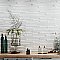Tikal White 6-1/2" x 20-3/8" Ceramic Wall Tile - 9 Tiles Per Case - 8.37 Sq. Ft.