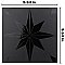 Stella Lustre Midnight 9-3/4" x 9-3/4" Porcelain Wall Tile - 16 Tiles Per Case - 10.88 Square Feet