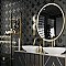 Stella Lustre Midnight 9-3/4" x 9-3/4" Porcelain Wall Tile - 16 Tiles Per Case - 10.88 Square Feet