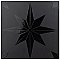 Stella Lustre Midnight 9-3/4" x 9-3/4" Porcelain Wall Tile - 16 Tiles Per Case - 10.88 Square Feet