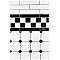 Nero Brillo Zen 1-1/4" x 7-7/8" Ceramic Moldura Wall Trim Tile - Sold by the individual piece