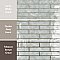 Hudson Studio Soho Brick Grey Eye 1-7/8" x 9-3/4" Ceramic Wall Tile - 48 Tiles Per Case - 6.24 Square Feet