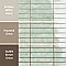 Hudson Studio Soho Brick Mint 1-7/8" x 9-3/4" Ceramic Wall Tile - 48 Tiles Per Case - 6.24 Square Feet