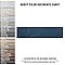 Castillo Denim 3" x 12" Subway Ceramic Wall Tile - 5.72 Sq. Ft. Per Case - 22 Tile Per Case