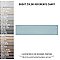 Castillo Sky 3" x 12" Subway Ceramic Wall Tile - 5.72 Sq. Ft. Per Case - 22 Tile Per Case