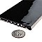 Castillo Gloss Black 3" x 6" Subway Tile - Sold Per Case of 44 Tile - 5.72 Square Feet