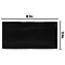 Castillo Matte Black 3" x 6" Subway Tile - Sold Per Case of 44 Tile - 5.72 Square Feet
