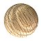 Oak Cabinet Knob - 1" Diameter