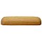 Plain Carved Oak Desk Handle Large