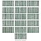 Rubik Aloe 5-7/8" x 11-3/4" Ceramic Wall Tile - 22 Tiles Per Case - 10.78 Sq. Ft.
