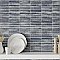 Rubik Azul 5-7/8" x 11-3/4" Ceramic Wall Tile - 22 Tiles Per Case - 10.78 Sq. Ft.