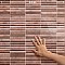 Rubik Garnet 5-7/8" x 11-3/4" Ceramic Wall Tile - 22 Tiles Per Case - 10.78 Sq. Ft.