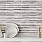 Rubik Greige 5-7/8" x 11-3/4" Ceramic Wall Tile - 22 Tiles Per Case - 10.78 Sq. Ft.