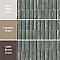 Rubik Verde 5-7/8" x 11-3/4" Ceramic Wall Tile - 22 Tiles Per Case - 10.78 Sq. Ft.